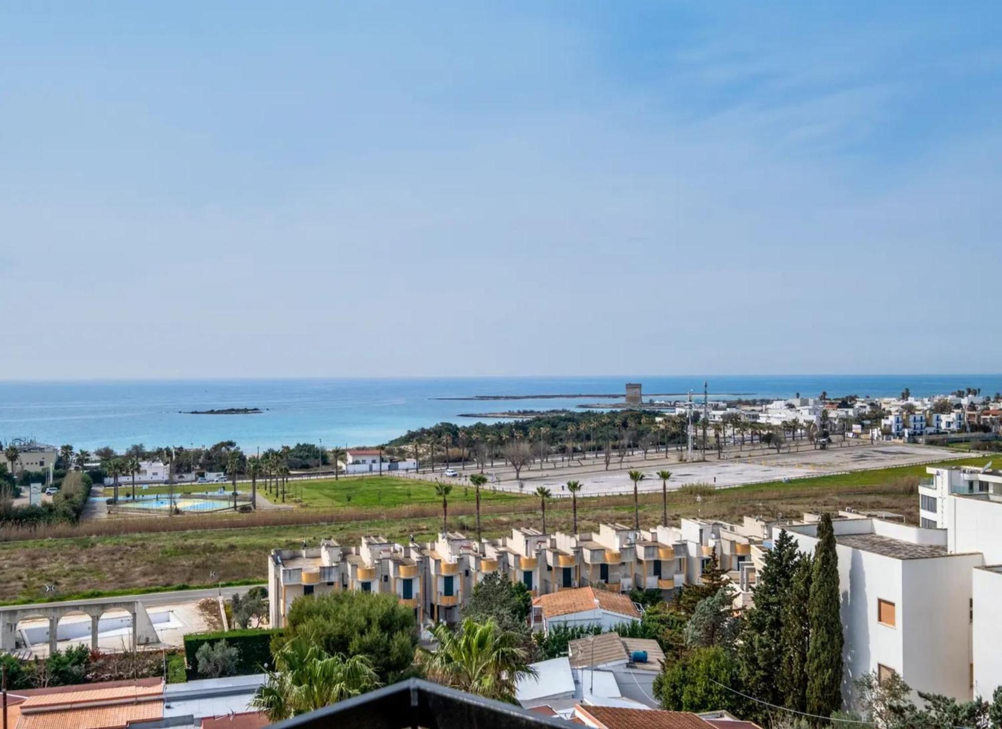 Sea View Panoramic Penthouse Villa Porto Cesareo Exterior photo